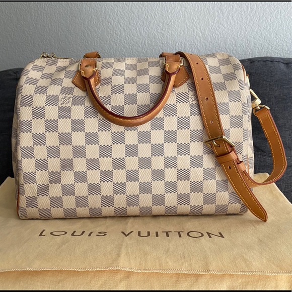 Louis Vuitton Handbags - Louis Vuitton Damier Azur Speedy Bandouliere 30